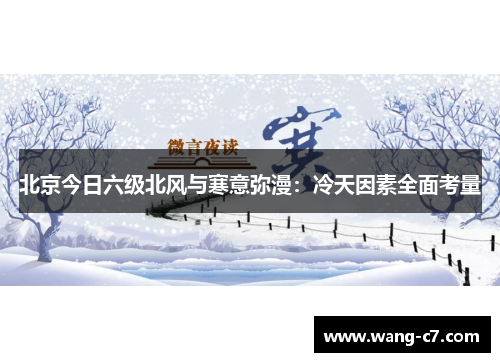 北京今日六级北风与寒意弥漫：冷天因素全面考量